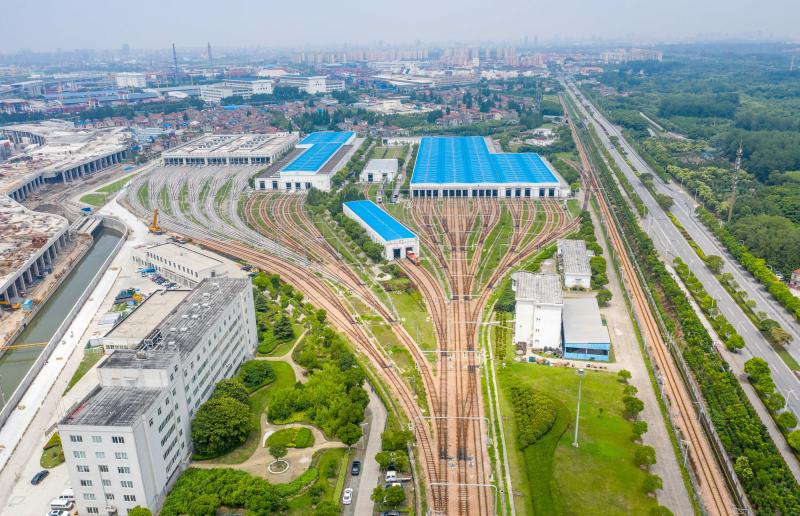 上海轨交6号线要增加运能了扩建后的港城路车辆段正式投用