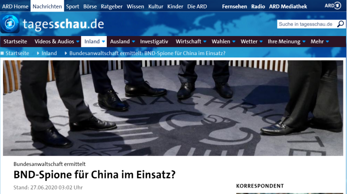 听德媒讲个“中国策反间谍”故事