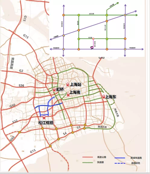 地铁9号线和23号线直达松江枢纽,乘坐高铁来往江浙沪皖,松江枢纽交通