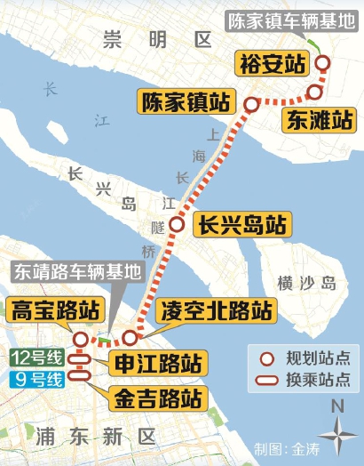 早读|崇明线计划今年开建,经上海长江隧桥东侧过江,设