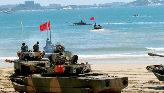  解放军 举行军演 震慑  台独 ?国防部:捍卫领土完