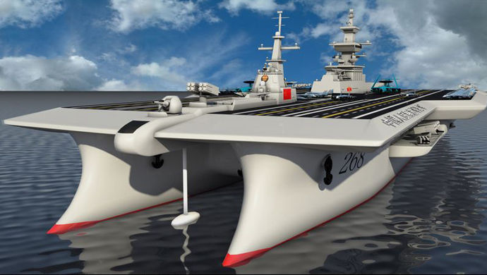 2030年中国将拥有超级航母,隐形机上舰?