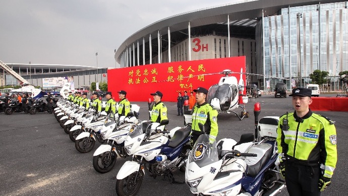 上海警方制定针对性举措逐步加强安保等级做好进博会安保无人机将受