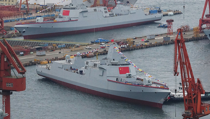 俄媒关注中国055型驱逐舰海试:将组成亚洲最大水面舰队