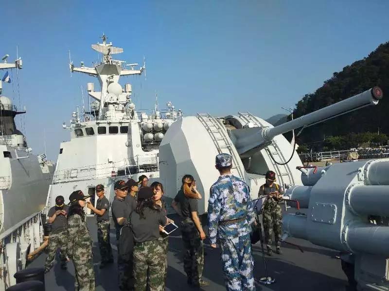 马鞍山舰巡航趣事:主动跟台军舰"打招呼" ,后者慌了
