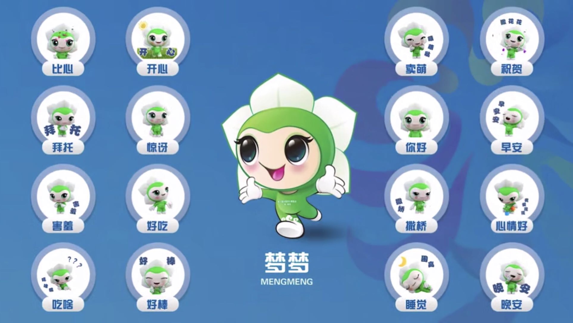 吉祥物表情包,花博歌曲,特许经营商等对外发布_上观新闻
