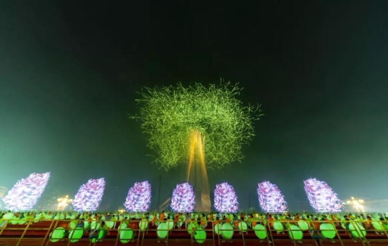 7棵烟花树是怎样"生长" "开花"的?_上观新闻