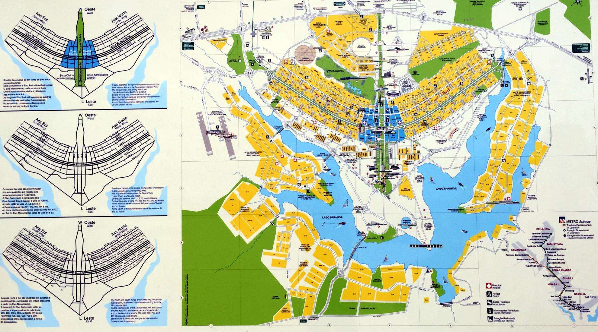 巴西利亚城市规划特点图片