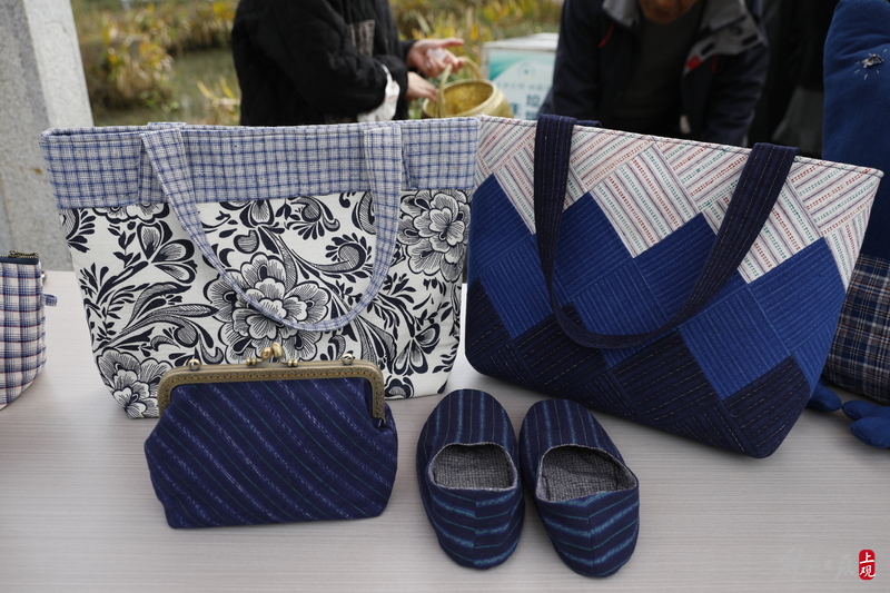 富有时尚气息的土布织造品.