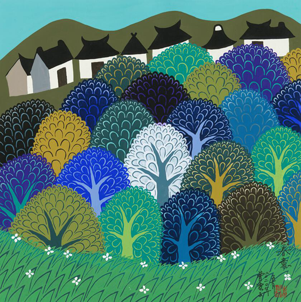 两代农民画家"对话",纸上流淌民俗乡情_上观新闻