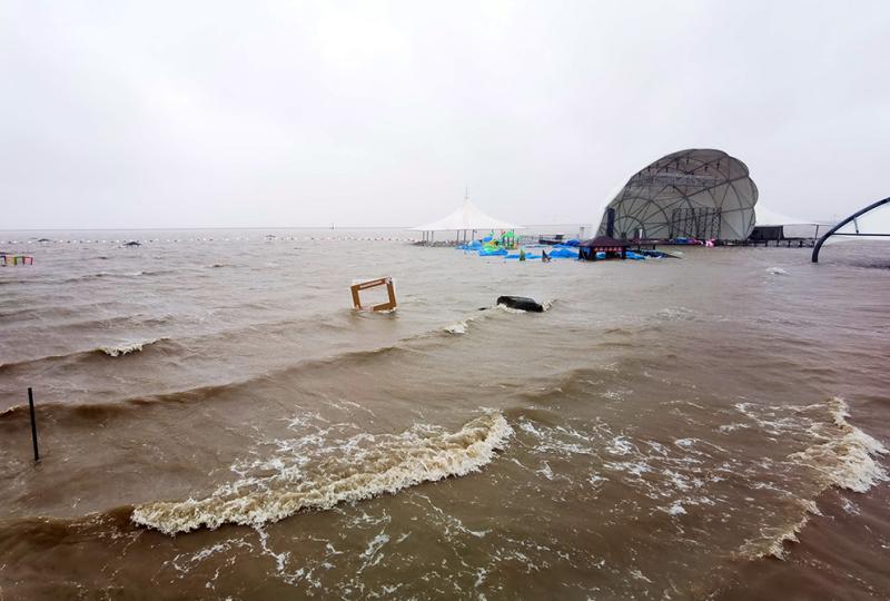 烟花再次登陆奉贤碧海金沙大浪滔天