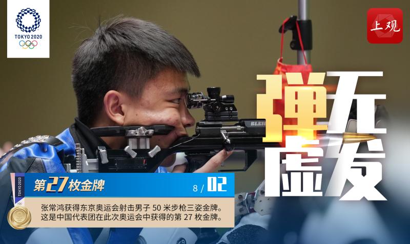 奥运海报集锦小将张常鸿获得射击男子50米步枪三姿金牌