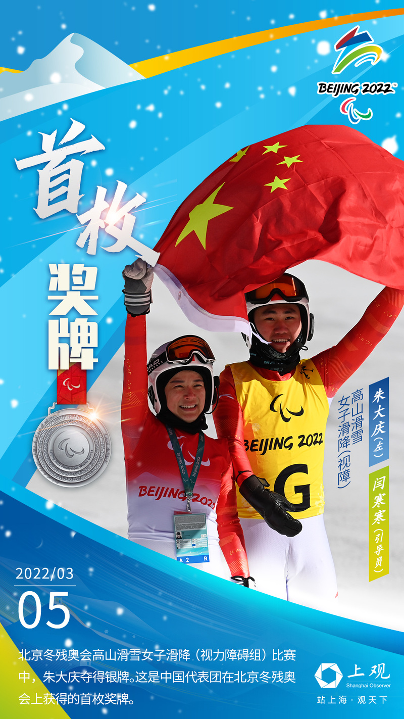 冬残奥会海报集锦首个比赛日中国队斩获2金3银3铜