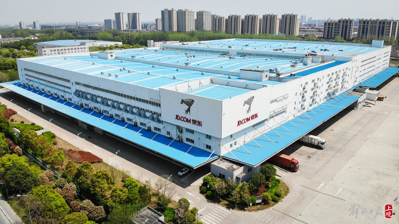 京东商城出现延期配送情况记者探访京东亚洲一号上海嘉定物流园