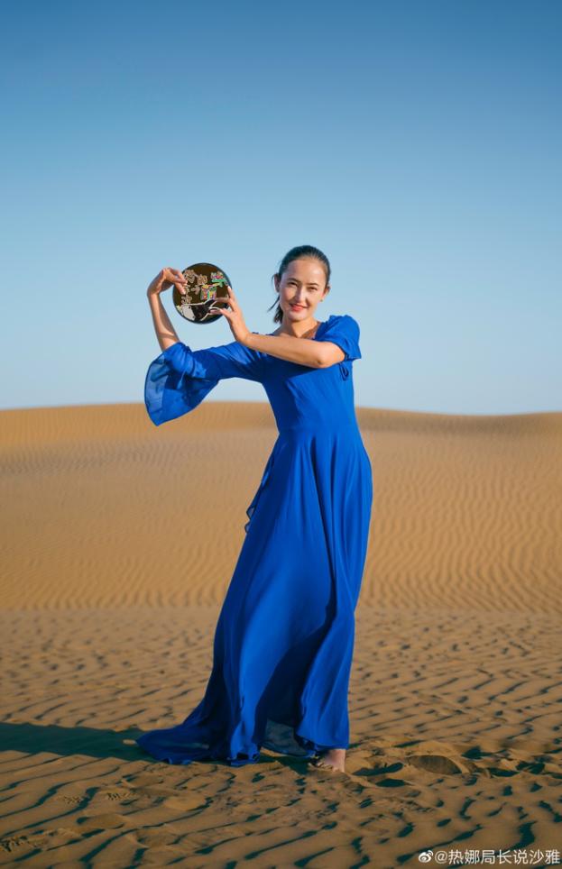 受贺娇龙的启发,阿克苏地区沙雅县文旅局局长热娜古丽·热合曼,也开始