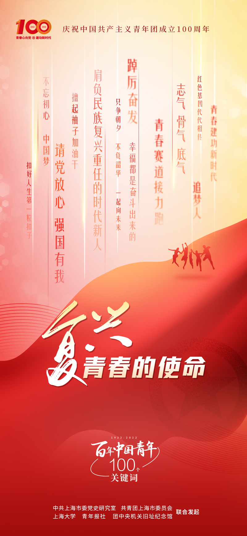 百年中国青年的100个关键词正式发布