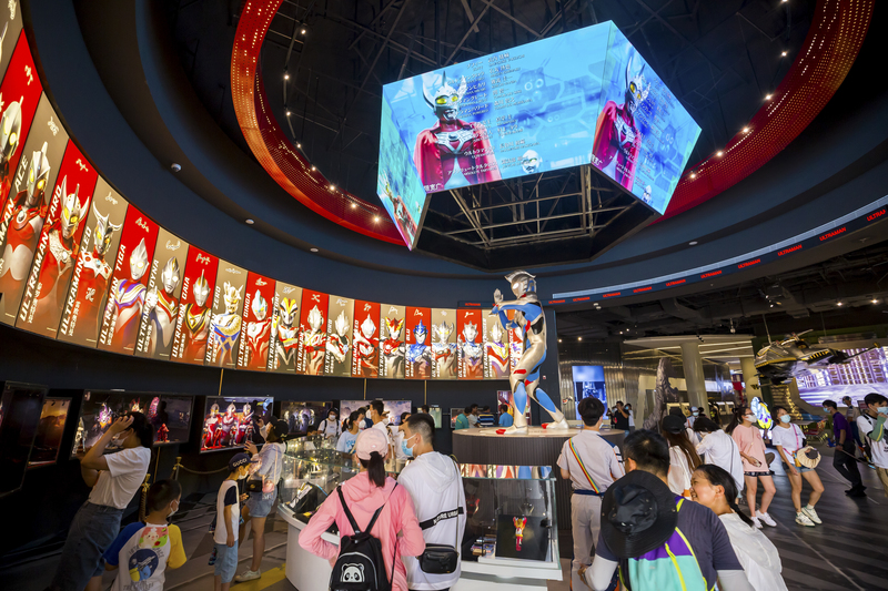奥特曼粉丝开启狂欢全球首个奥特曼主题娱乐区落地上海启动试运营