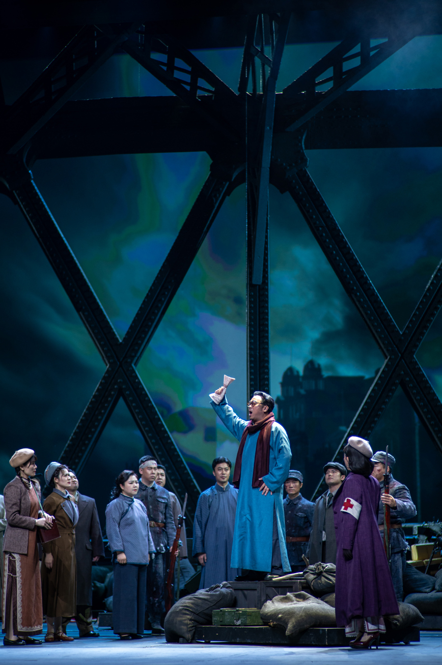 原创民族歌剧义勇军进行曲首演用创新手法讲述红色故事