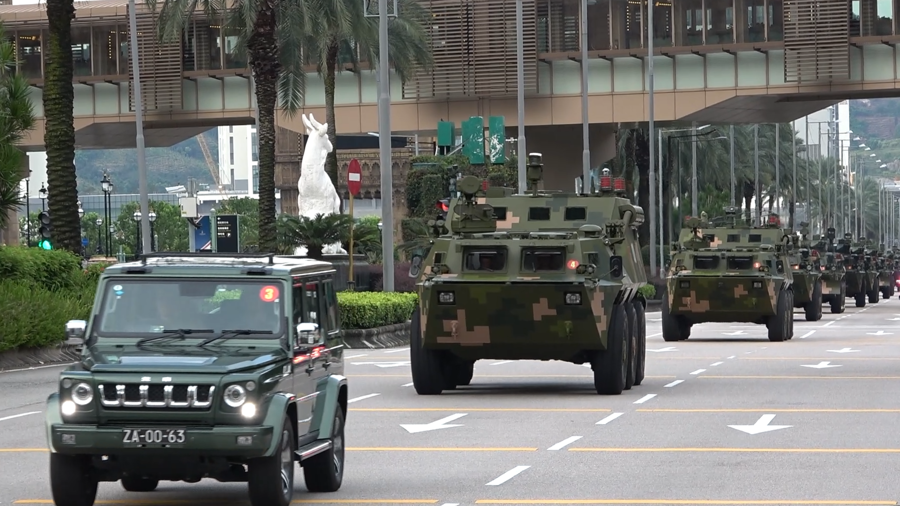 今年中國人民解放軍駐澳門部隊已順利完成第24次輪換24年歲月為證24年