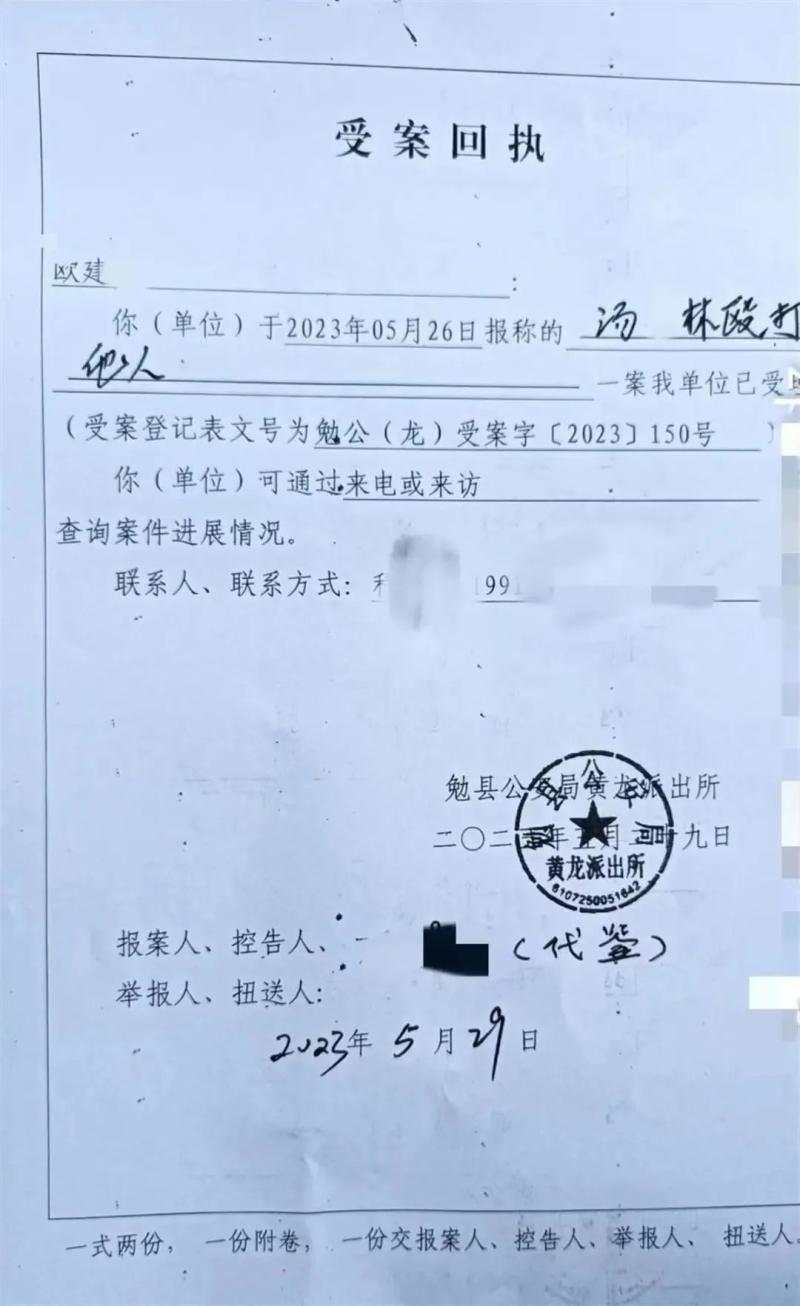 村民被村支书打住院_来宾记者报警警方介入_人众金服展期警方介入
