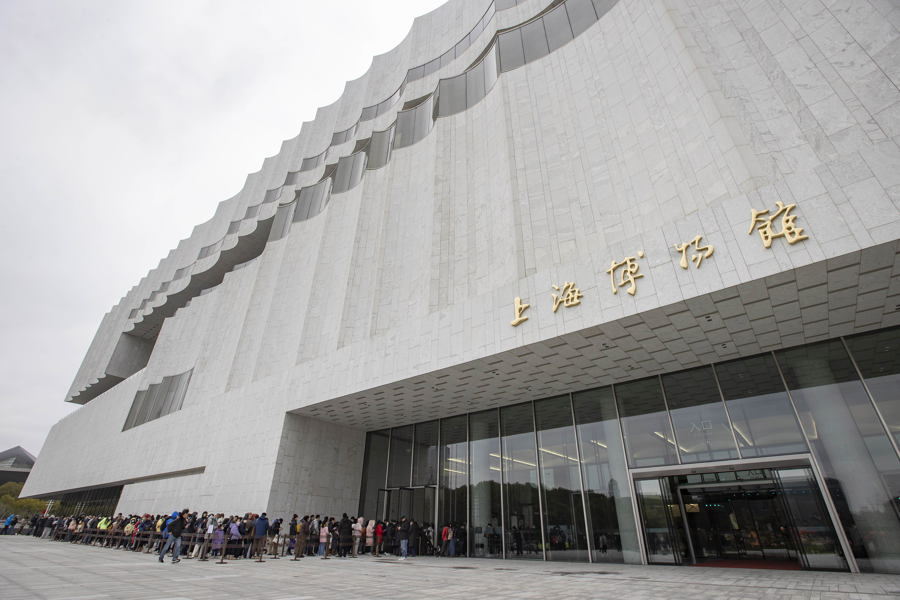 上海博物馆东馆试开放,眼尖的观众找到了"镇馆之宝"_