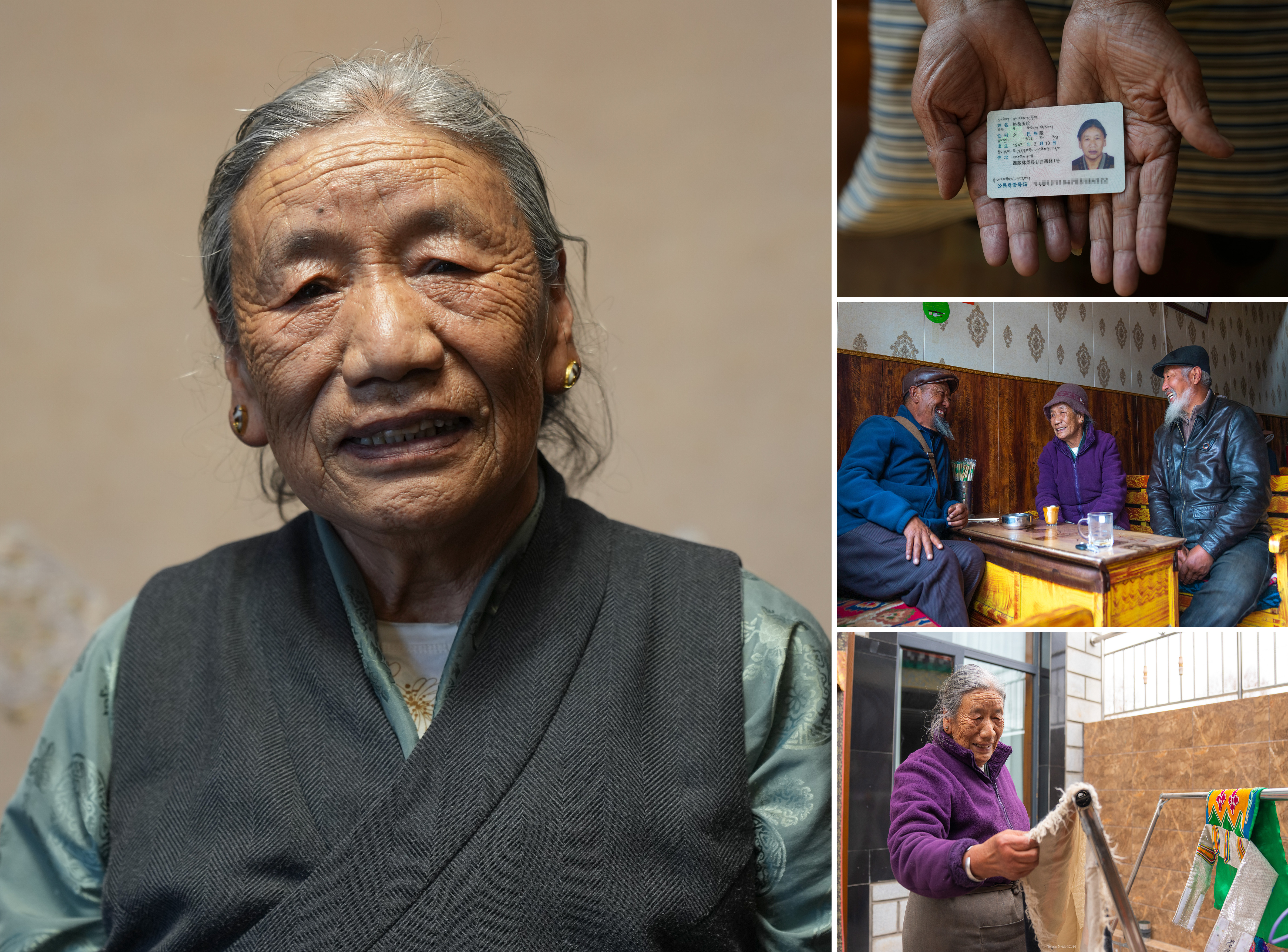 点击此处,看看她的故事←1947年,格桑玉珍出生在现今拉萨市林周县