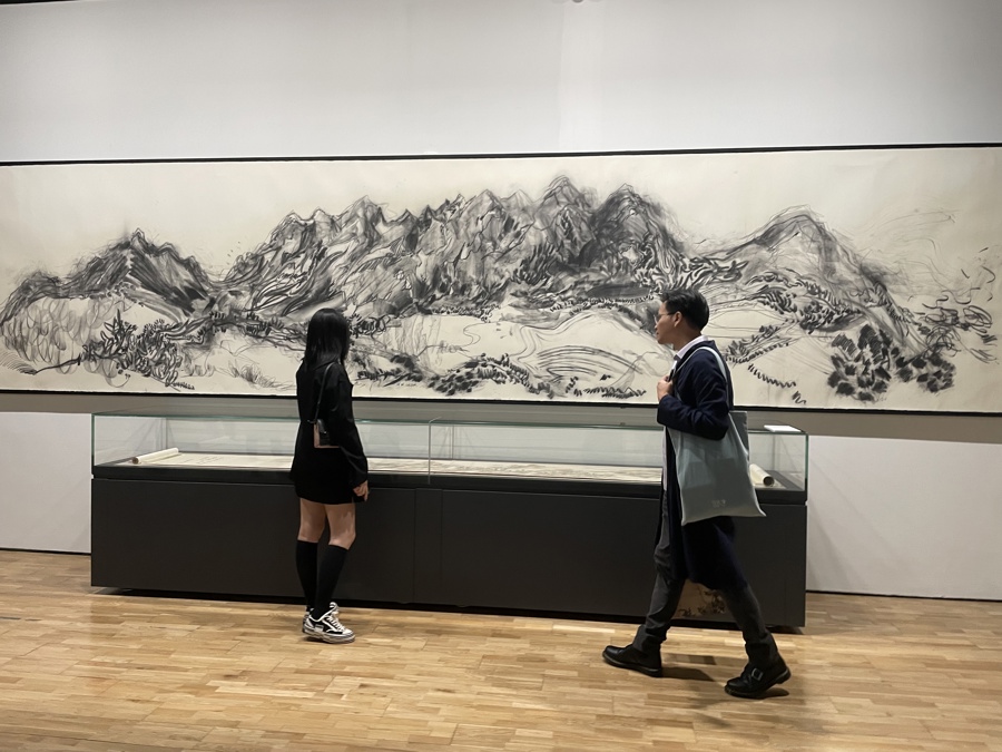 90后"赛车手"艺术家陈英杰,如何与清代石涛,蓝瑛同场"对话"?