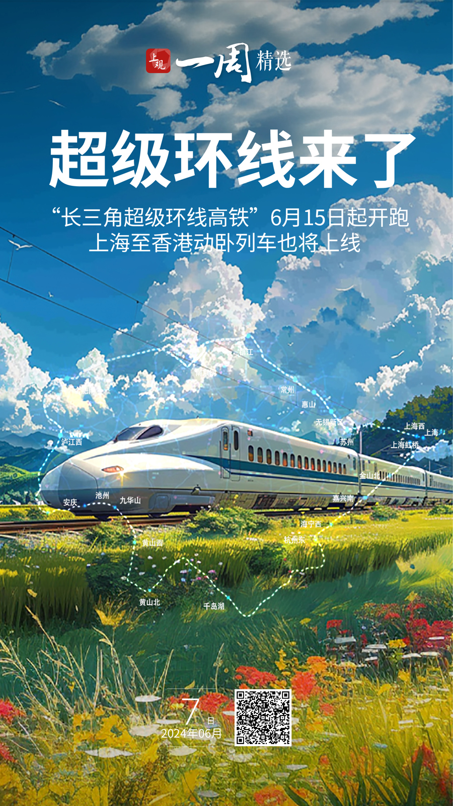 海报荐读 丨14城谋划"上海大都市圈","超级环线高铁"开跑,长三角一体