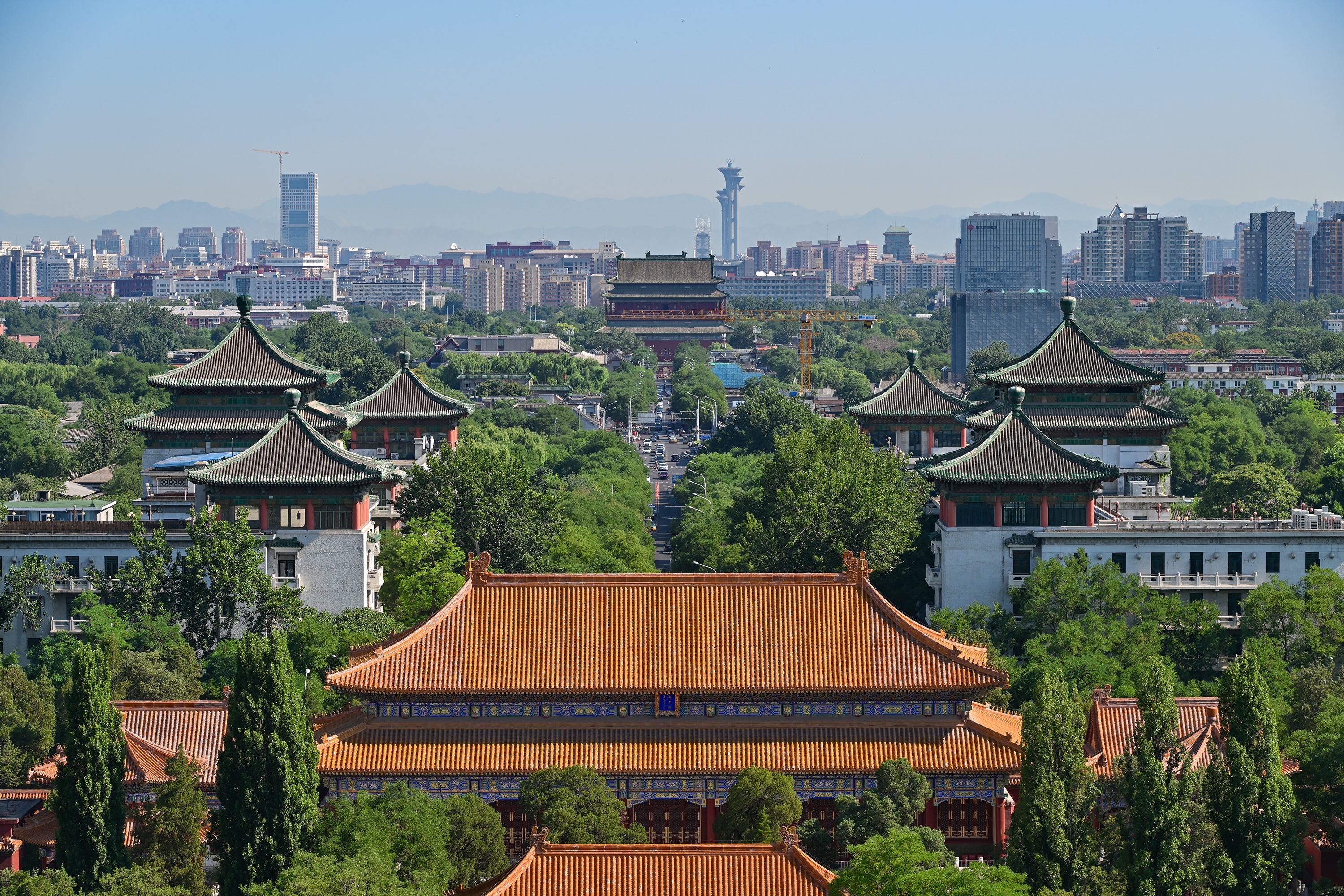 体育地理|北京中轴线上的奥运印迹