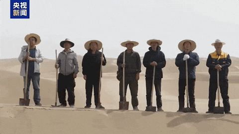 万亩沙海变绿洲 退伍老兵组队挑战“沙漠之城”