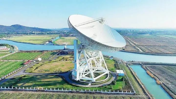 天马星空村的射电望远镜   图片来源：上海松江