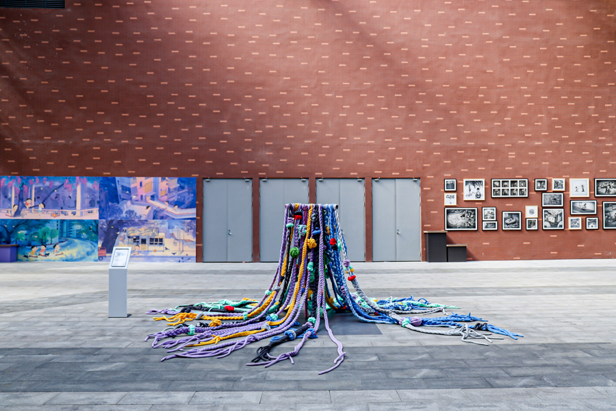 公共艺术装置《176CM·结绳记事》