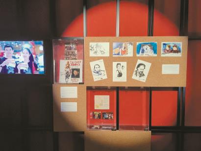 上图：展览特设影迷展示区，展出影迷与影视节的珍贵回忆。