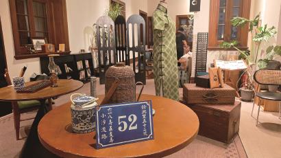 电影《密档》携手上海一尺花园颍川寄庐店联合打造的“密档客堂间”主题店。  诸葛漪  摄
