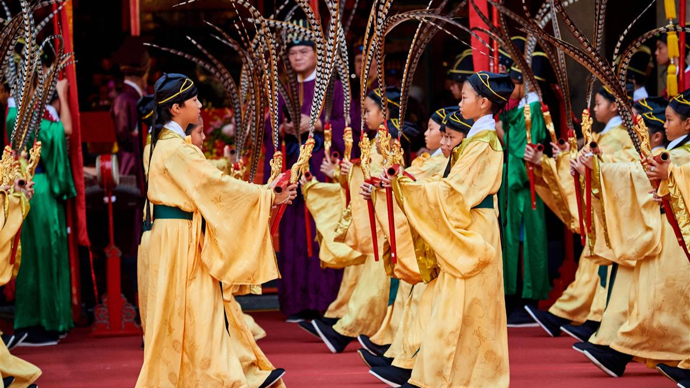 台北孔庙举行祭孔大典蒋万安首次担任正献官