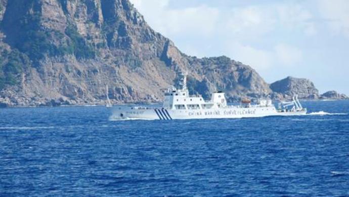 再出手!我海警舰船编队连续三天在中国钓鱼岛领海巡航