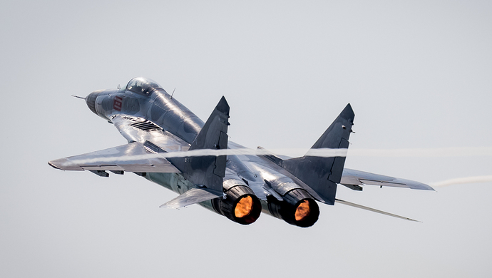 俄一米格战机坠毁 为一个月内坠毁的第二架