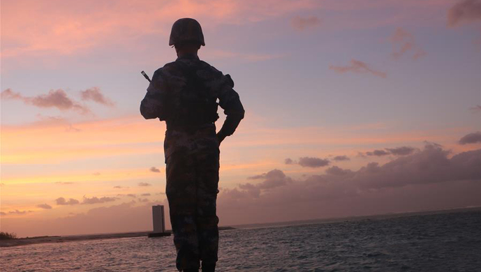 有一种责任,叫"为人民站岗";有一种使命,叫"为祖国守岁".