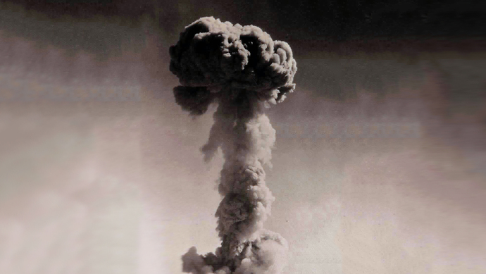 原子弹爆炸 现场图片