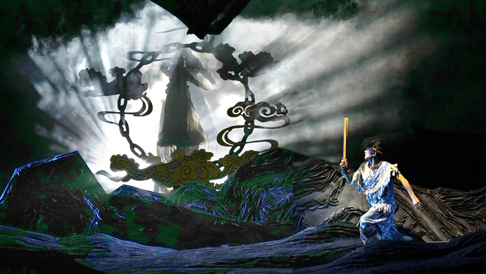 古往今来都有一个治水的爸爸,儿童剧《大禹治水》玩穿越_上观新闻