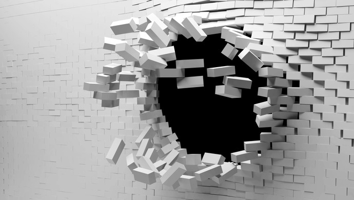 河北曲周“袁府”外围院墙已被拆除,公司牌匾移至城楼门口