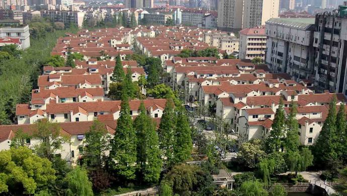 上海历史老建筑曹杨新村