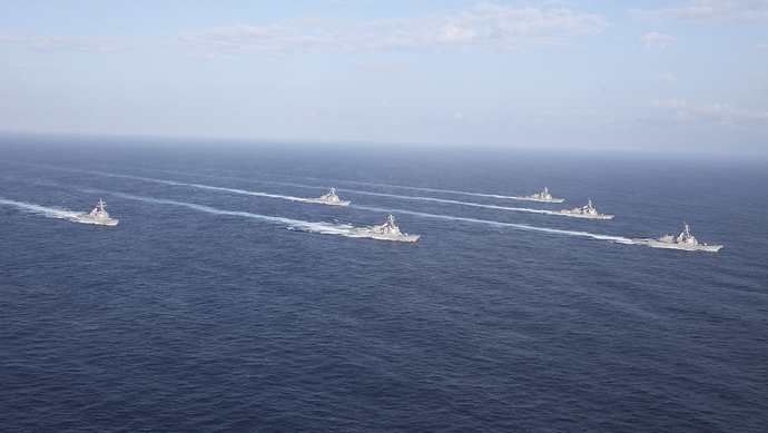 青岛阅舰式,美国会派舰艇参加吗?