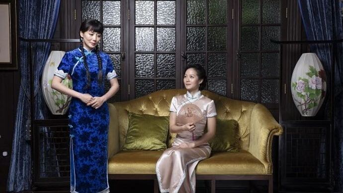 搪瓷杯阳伞旗袍跟随金家花园里的上海女性走向长三角