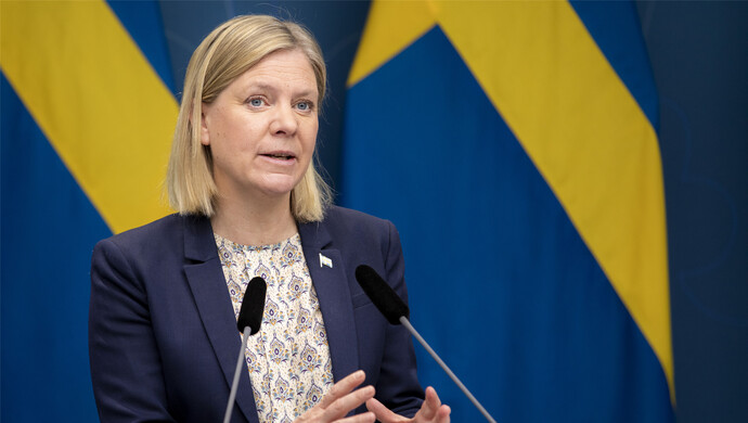 辞职仅几日后玛格达莱娜安德松再度当选瑞典首相