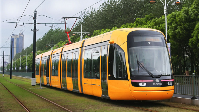 上海松江将启动建设现代有轨电车t2线西延伸构建新城快速环路高架