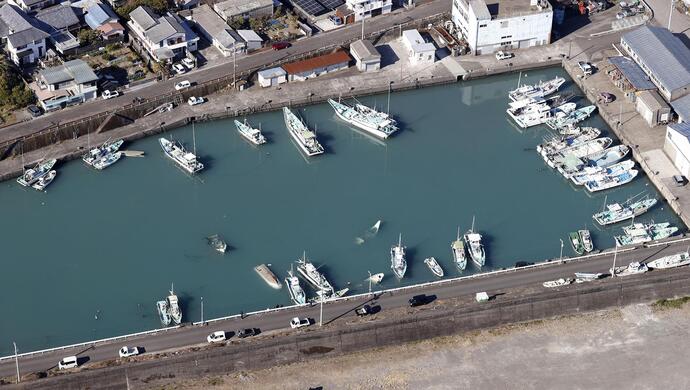 1月16日,日本針對包括我領區部分地區在內的多個沿岸城市連續發佈海嘯