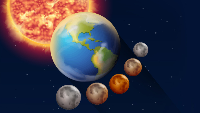 月食大戏正上演,一图读懂全过程_上观新闻