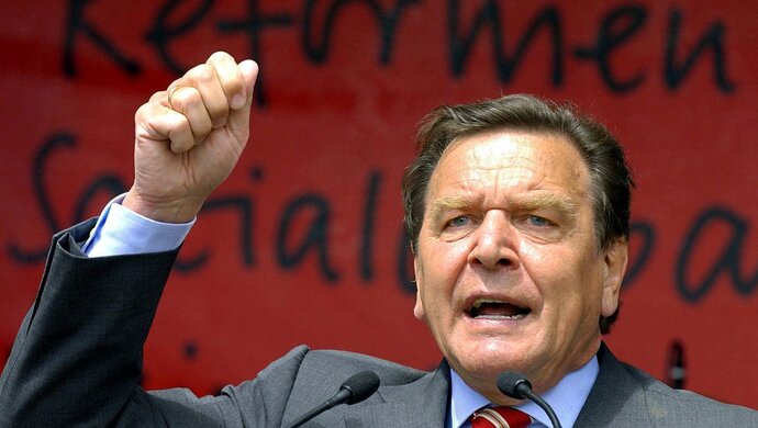 德媒欧盟可能将德国前总理施罗德列入个人制裁名单