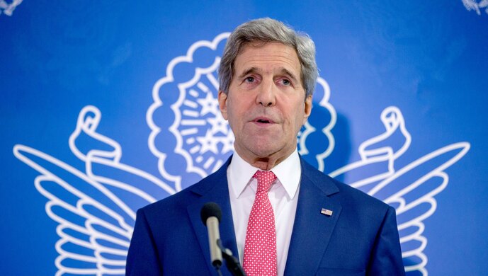 美国总统气候问题特使克里抵京